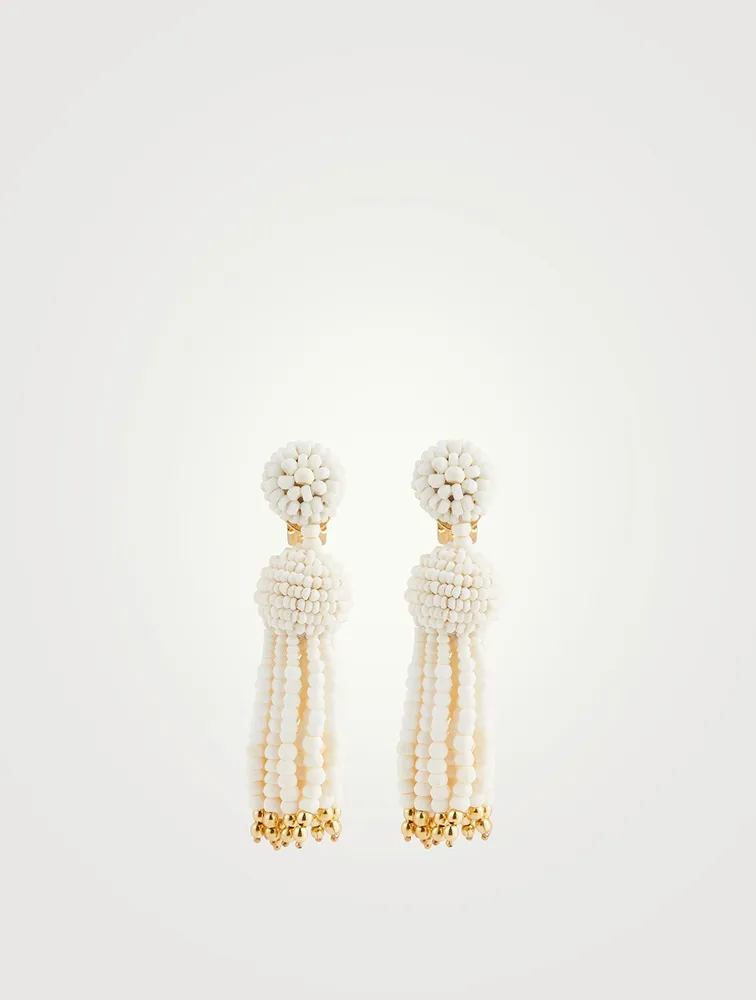 Beaded Tassel Earrings