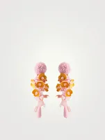 Bouquet Beaded Drop Earrings