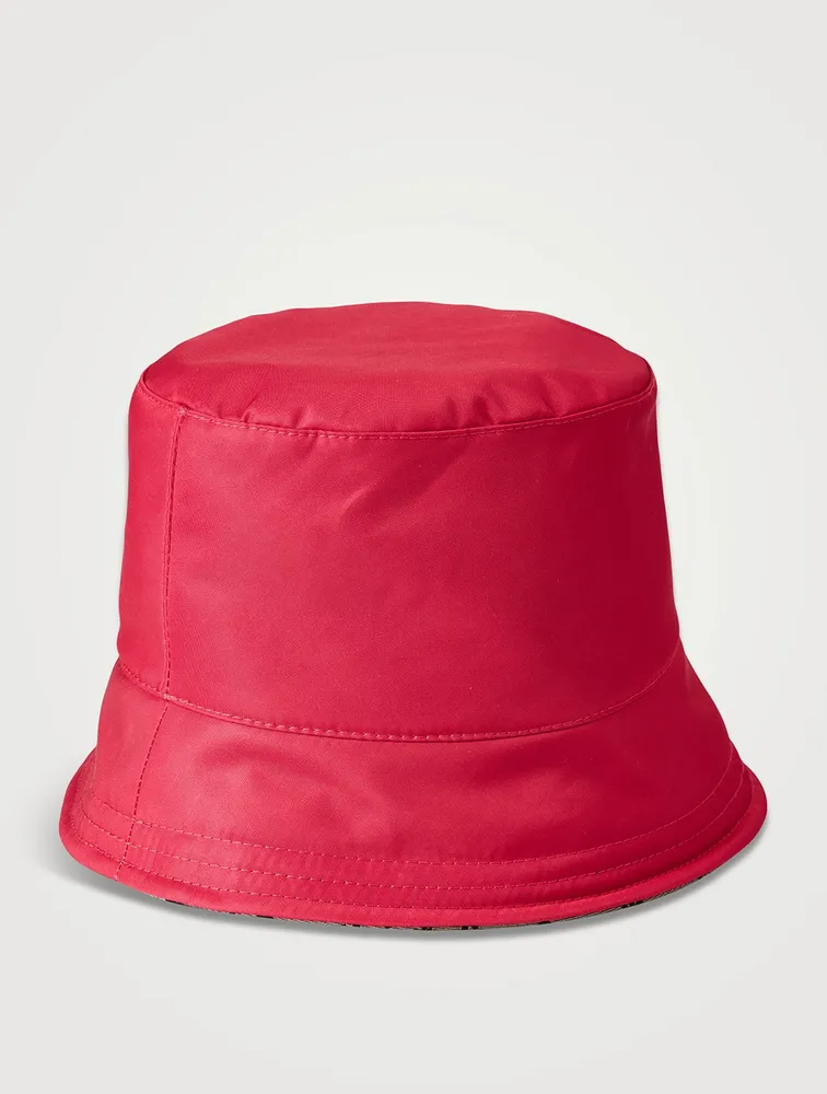 Reversible Monogram Bucket Hat