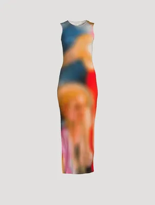 Maxi Dress Tie-Dye Print