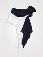 Draped Silk Belt