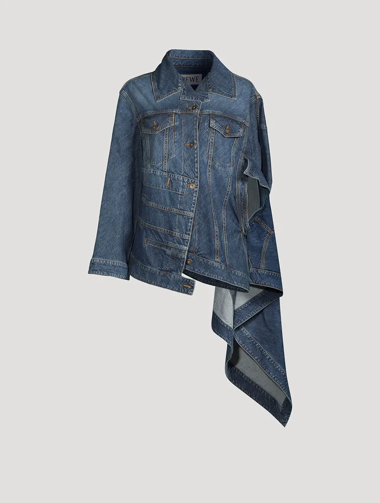 Asymmetric Denim Jacket