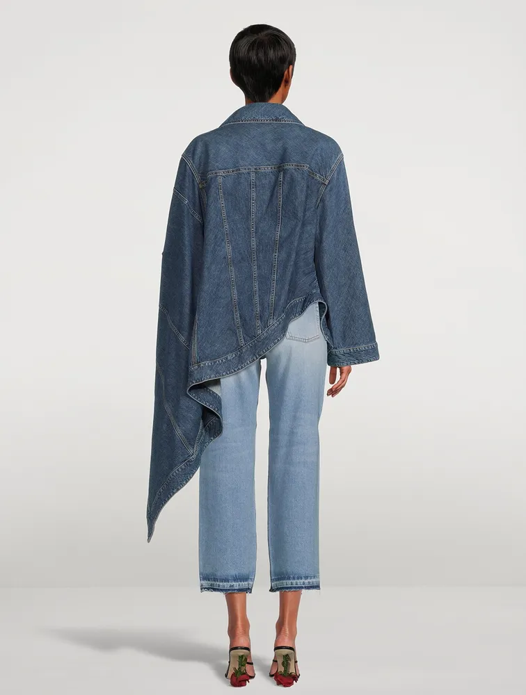 Asymmetric Denim Jacket