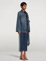 Asymmetric Denim Jacket