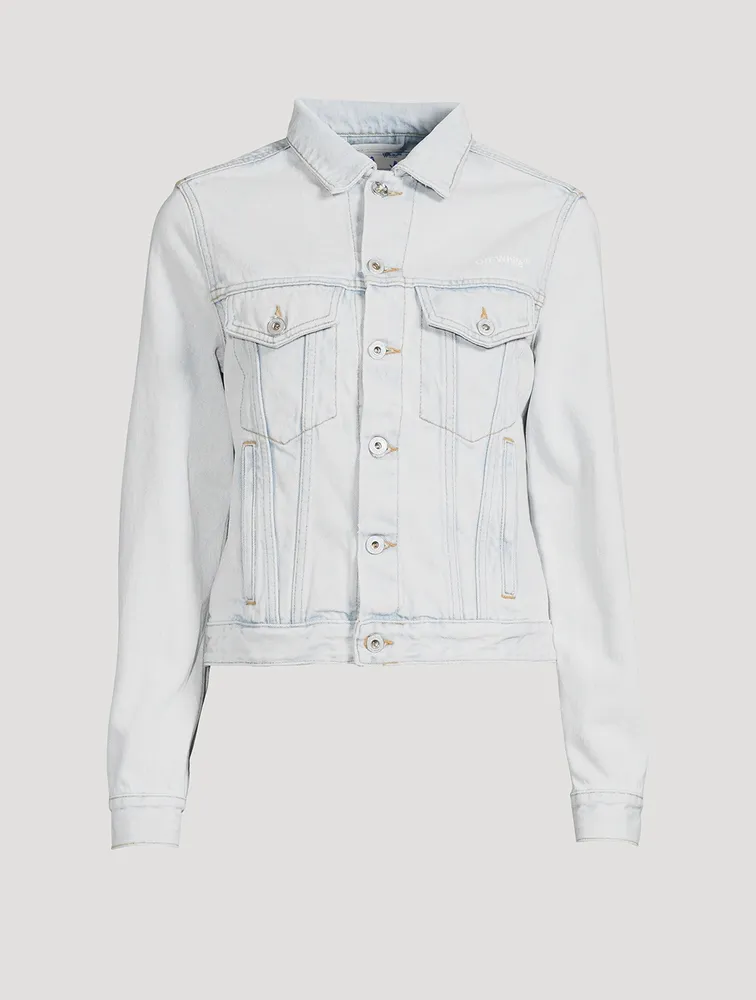 Diagonal Denim Jacket