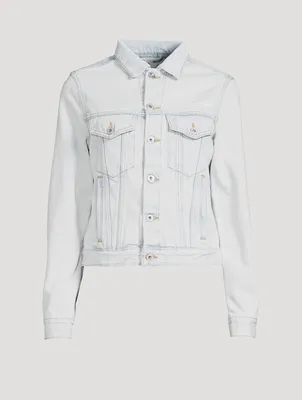 Diagonal Denim Jacket