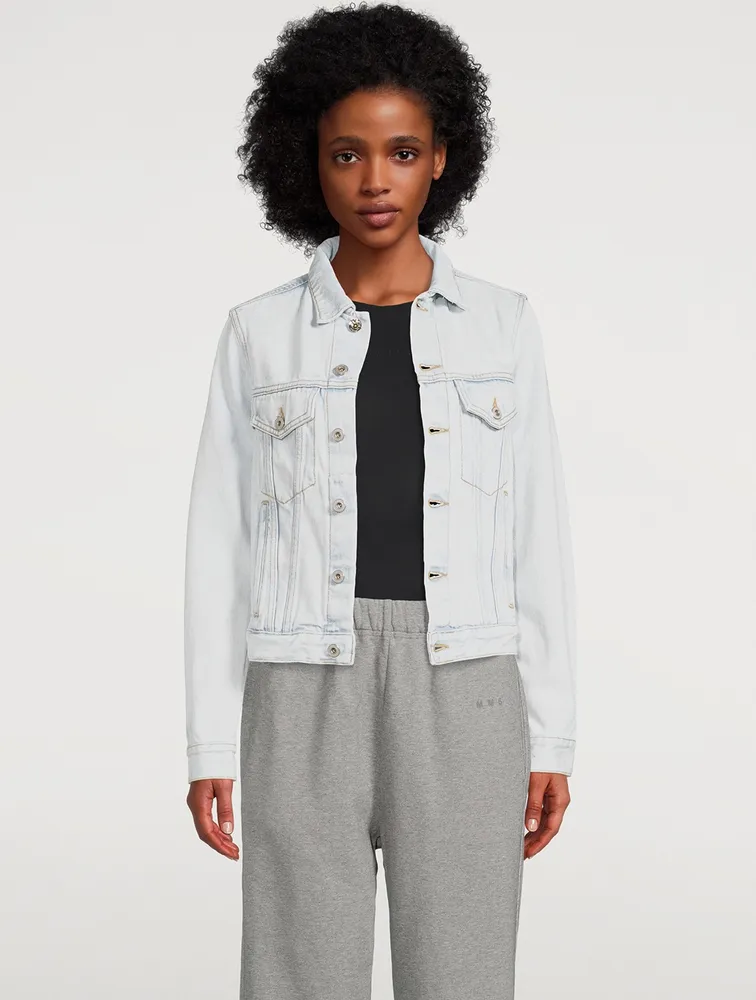 Diagonal Denim Jacket