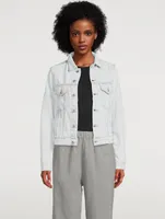 Diagonal Denim Jacket