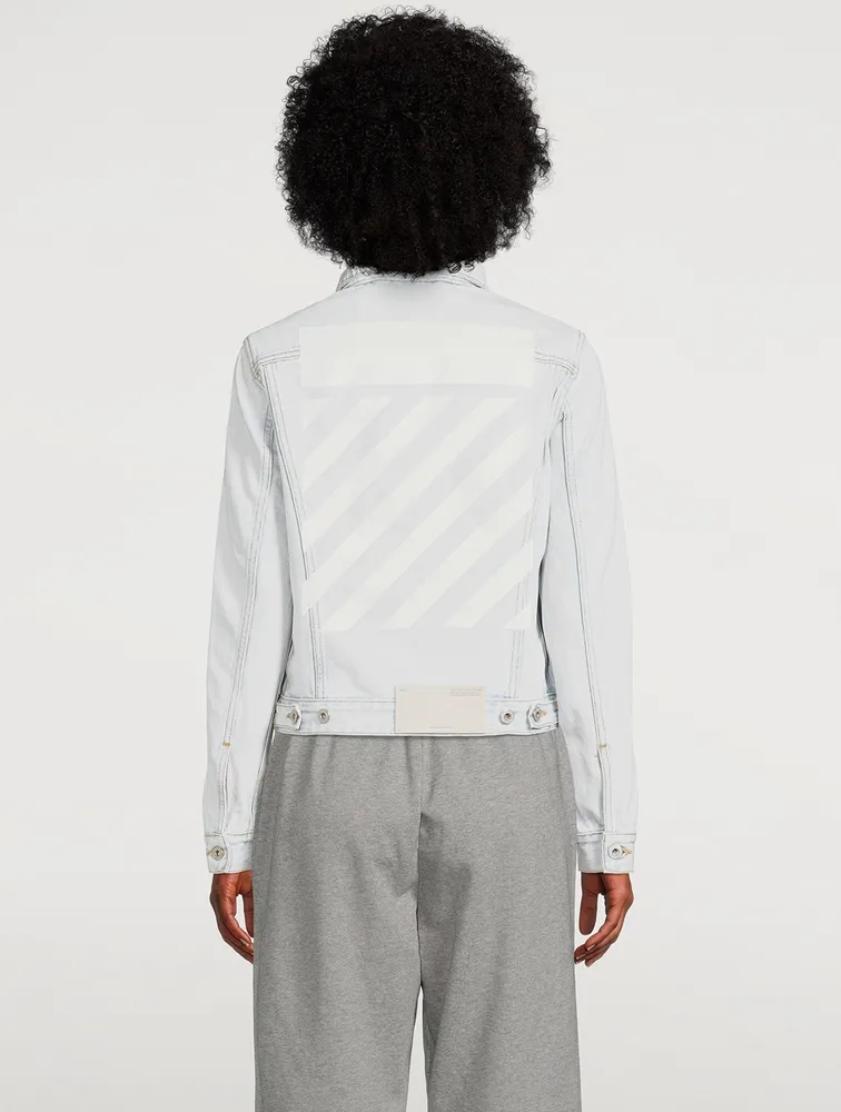 Diagonal Denim Jacket