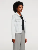 Diagonal Denim Jacket