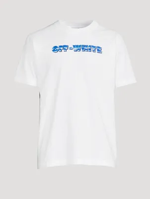 Blue Metal Arrow Slim-Fit T-Shirt