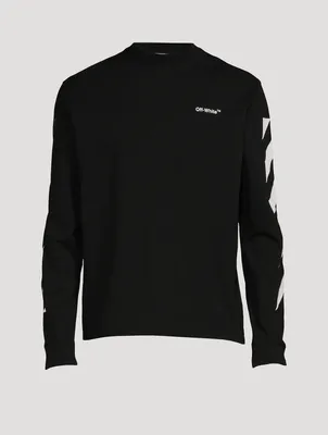 Diag Helvetica Skate Long-Sleeve T-Shirt