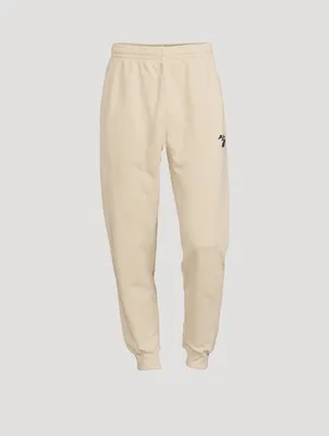 Cotton Sweatpants With Face Logo