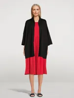 Slope Shoulder Zip-Front Top