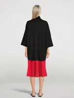 Slope Shoulder Zip-Front Top