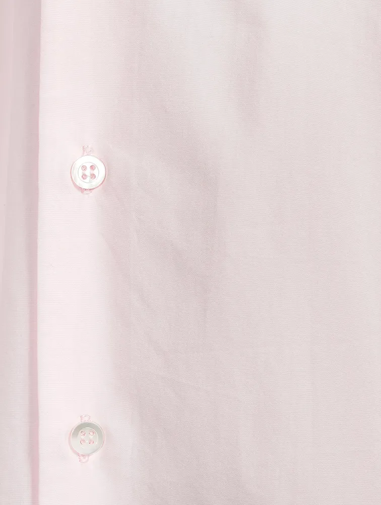 Cotton Poplin A-Line Shirt