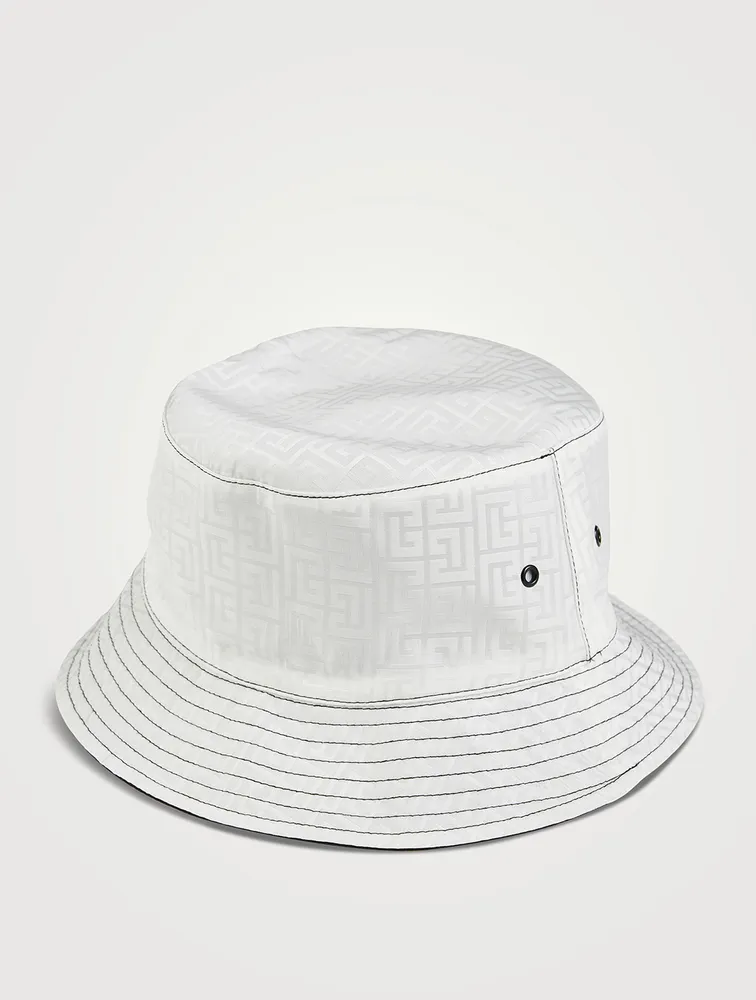 Reversible Mini Monogram Satin Bucket Hat