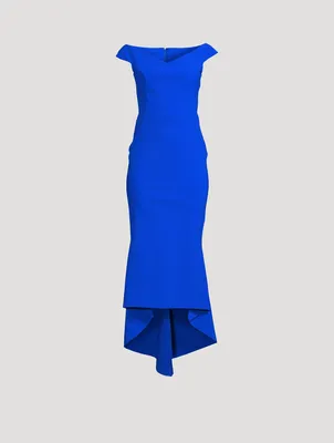 Arilda Off-The-Shoulder Midi Dress
