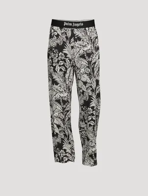Pajama Pants Jungle Parrots Print