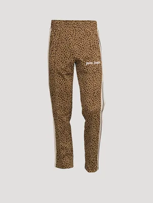 Leopard Jacquard Track Pants