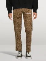 Leopard Jacquard Track Pants