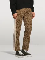 Leopard Jacquard Track Pants