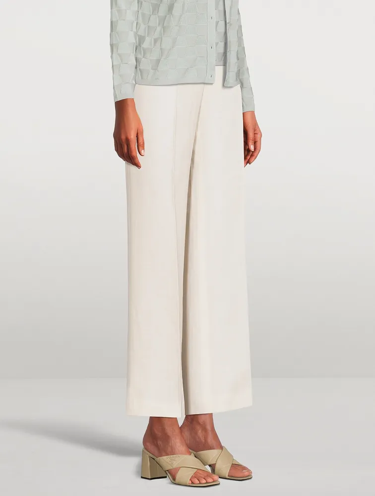 Flair Wool Crepe Trousers