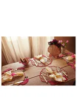 Set Of Two Ocean Shell Raffia Placemats