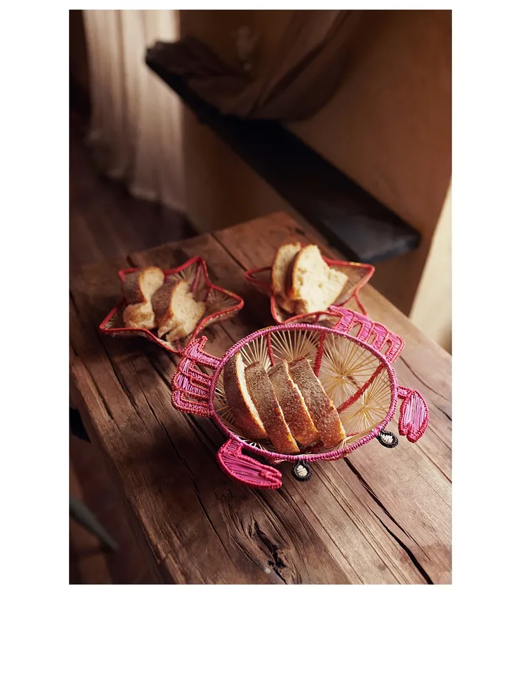 Aurora Raffia Bread Basket