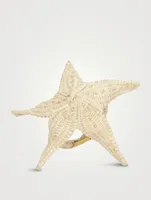 Set Of Two Natural Ocean Star Raffia Napkin Rings