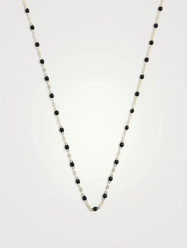 Classic Gigi Resin & 18K Gold Chain Necklace