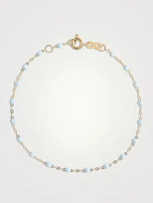Classic Gigi Resin & 18K Gold Chain Bracelet