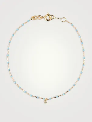 Classic Gigi Resin & 18K Gold Chain Diamond Bracelet