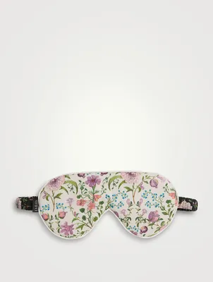 Cotton Eye Mask In Persephone Floral Print