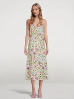 Long Slip Nightie Persephone Floral Print