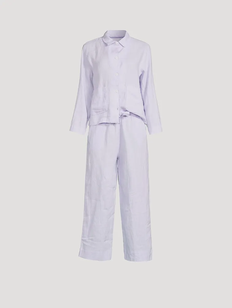 Linen Pocket Pajama Set