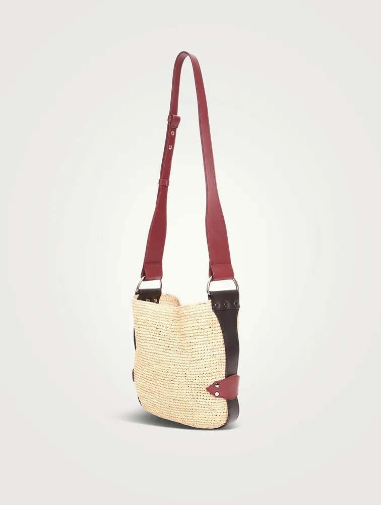 Bayia Straw Crossbody Bag