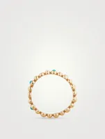 Dew Drop Étoile 14K Gold Ring With Diamonds And Turquoise