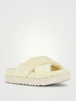 Fuzz Sugar Terry Slide Sandals