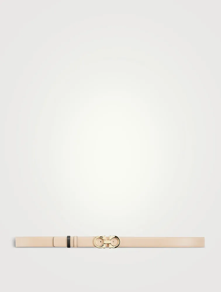 Reversible And Adjustable Gancini Belt
