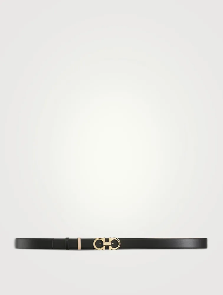 Reversible And Adjustable Gancini Belt