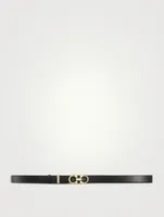 Reversible And Adjustable Gancini Belt