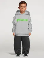 Kids Cotton Hoodie With Slime Logo