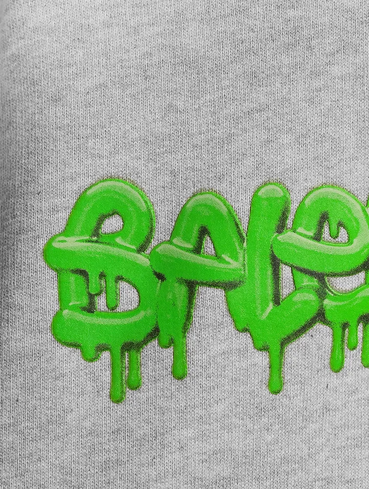 Kids Cotton Hoodie With Slime Logo