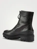 Shiloh Sport Leather Zip Boots