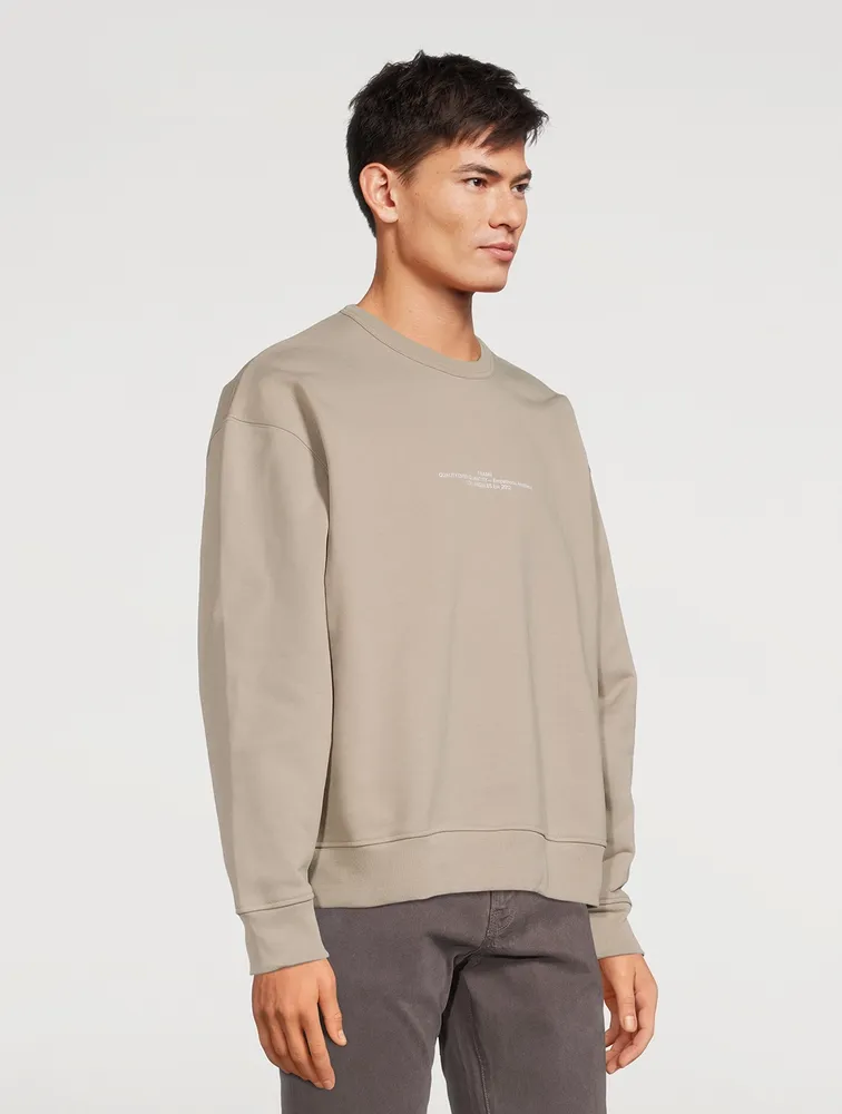 Cotton Crewneck Sweatshirt