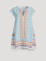 Doti Caftan Dress Striped Print