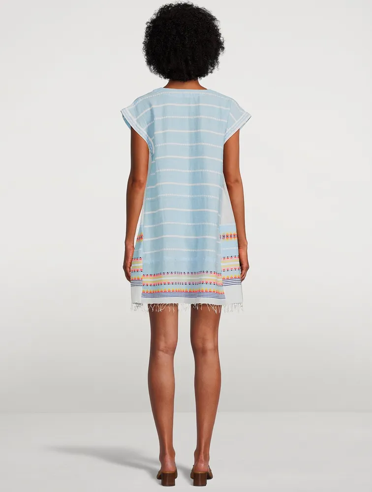 Doti Caftan Dress Striped Print