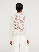 Magnolia Guipure Lace Back Sweater