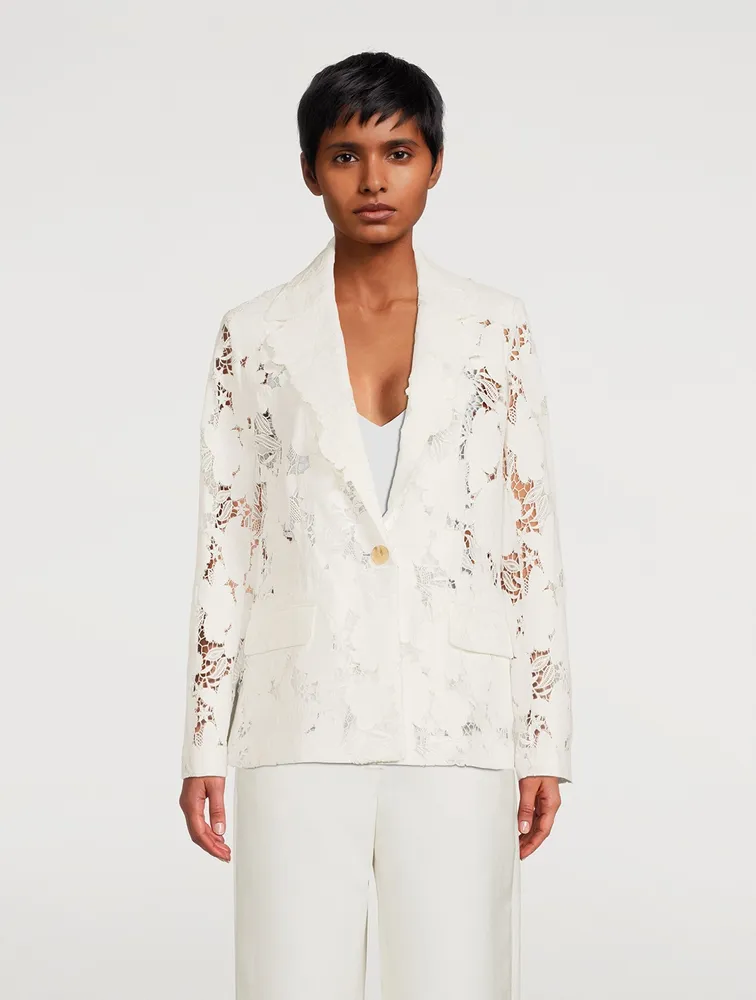 Magnolia Guipure Lace Blazer